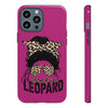Leopard Junkie Tough Phone Case – Animal Print Protective Cover | Bold Aesthetic Phone Case | Wild & Stylish iPhone Case