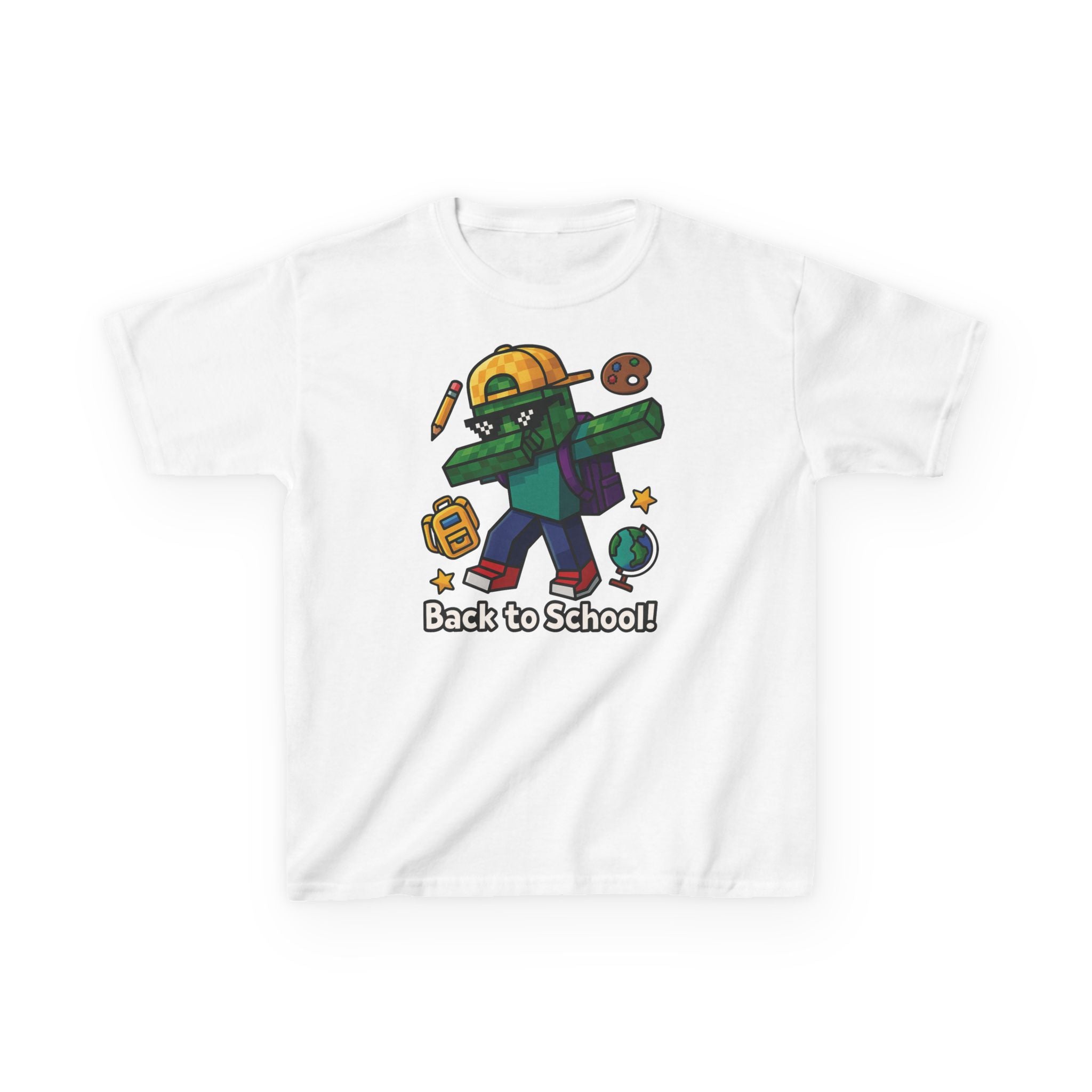 Back to School LEGO "Makin’ a Move" Youth T-Shirt – Funny First Day of School Shirt | Gildan 5000B Kids Tee | STEM Style Shirt for Boys & Girls