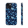 Blue Butterfly Phone Case – Aesthetic Protective Cover for iPhone & Samsung | Soft Glossy Slim Case | Nature Lover Gift