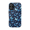 Blue Butterfly Phone Case – Aesthetic Protective Cover for iPhone & Samsung | Soft Glossy Slim Case | Nature Lover Gift