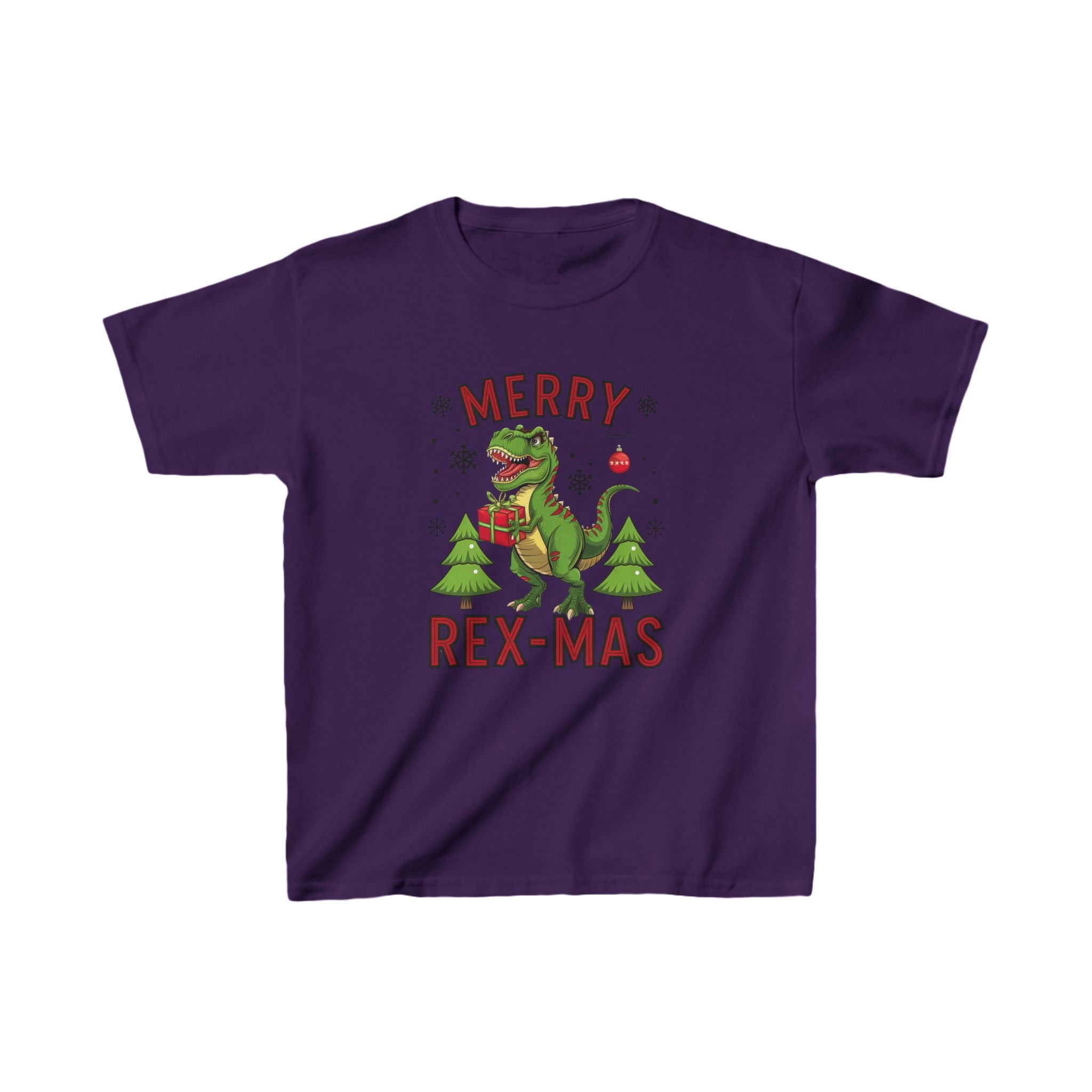 Merry Rex-Mas" Kids T-Shirt