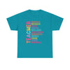 Teacher Traits Word Art Shirt