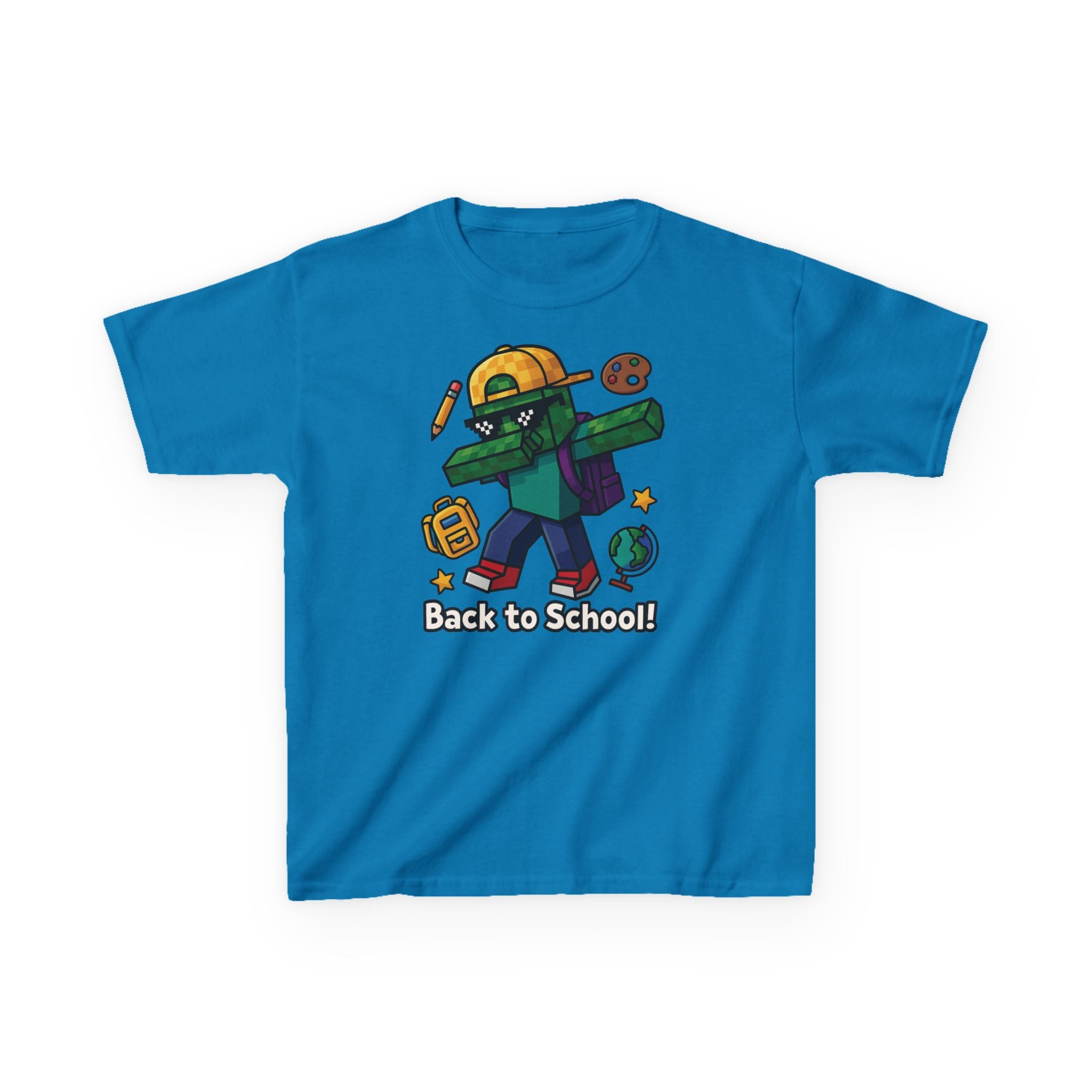 Back to School LEGO "Makin’ a Move" Youth T-Shirt – Funny First Day of School Shirt | Gildan 5000B Kids Tee | STEM Style Shirt for Boys & Girls