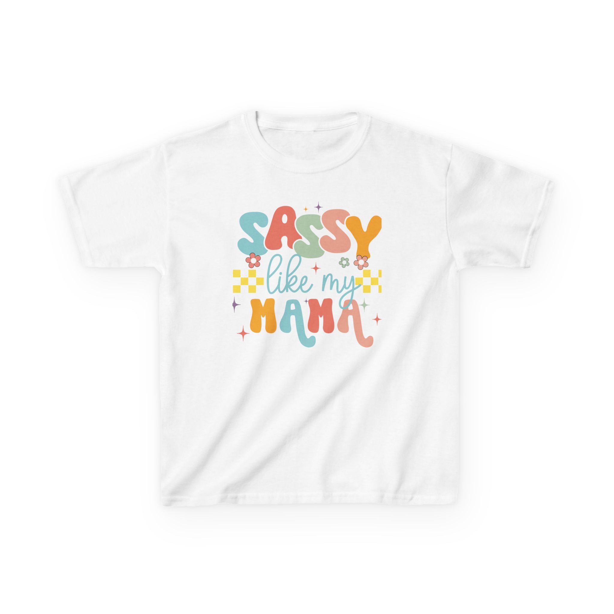 Sassy Like Mama T-Shirt or Bodysuit – Funny Baby & Toddler Shirt | Mommy & Me Outfit | Cute Girl Gift | Matching Family Tee