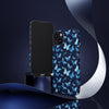 Blue Butterfly Phone Case – Aesthetic Protective Cover for iPhone & Samsung | Soft Glossy Slim Case | Nature Lover Gift