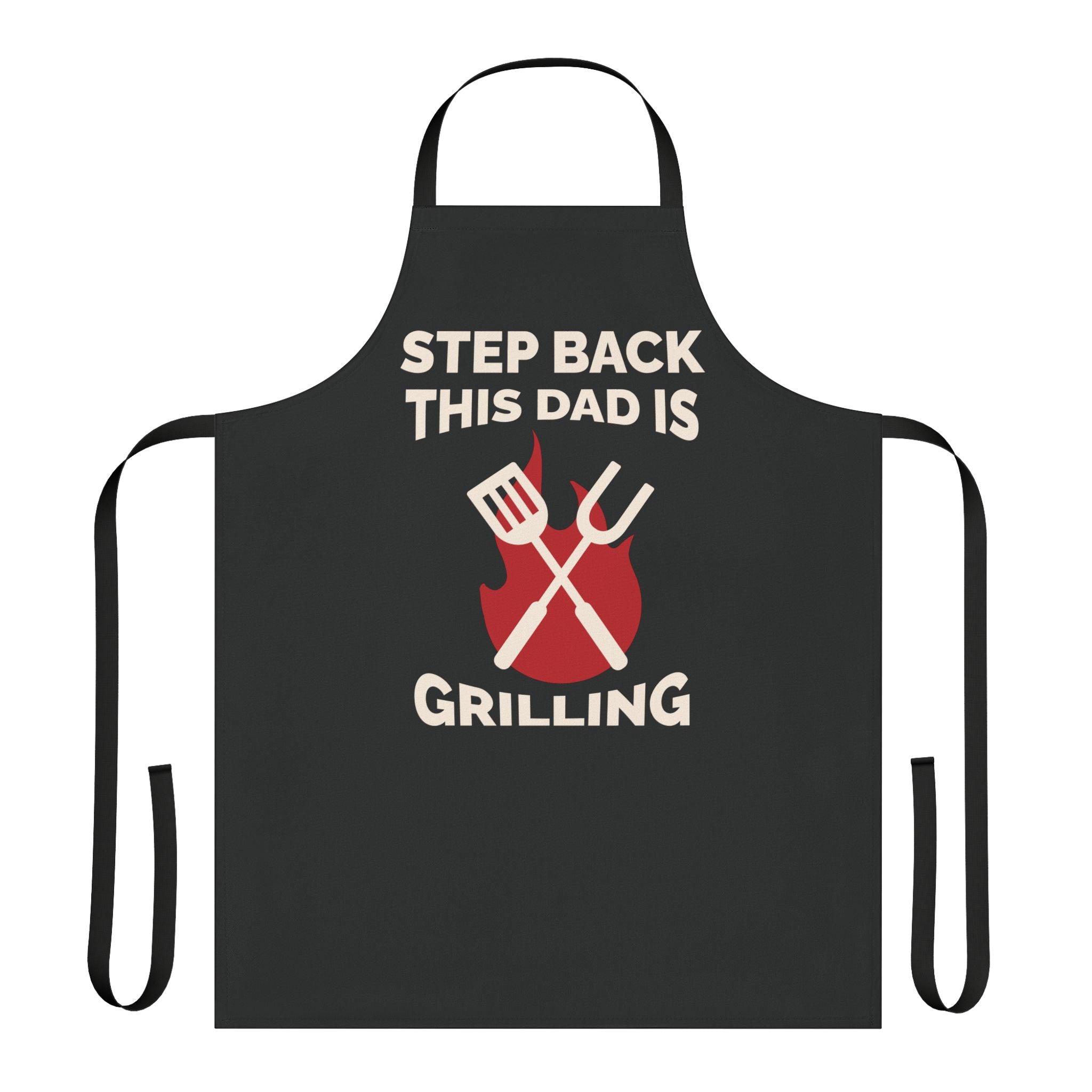 Step Back this dad is grilling