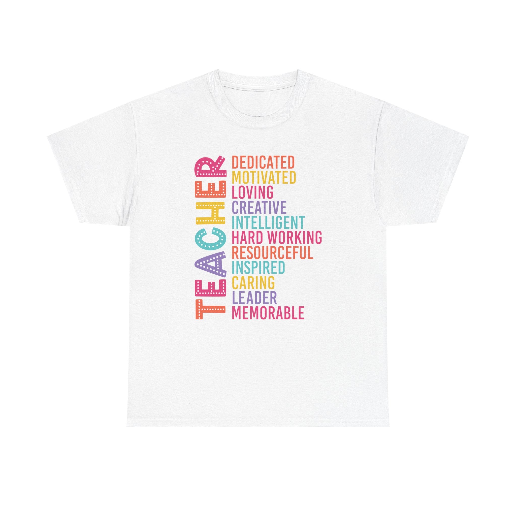 Teacher Traits Word Art Shirt