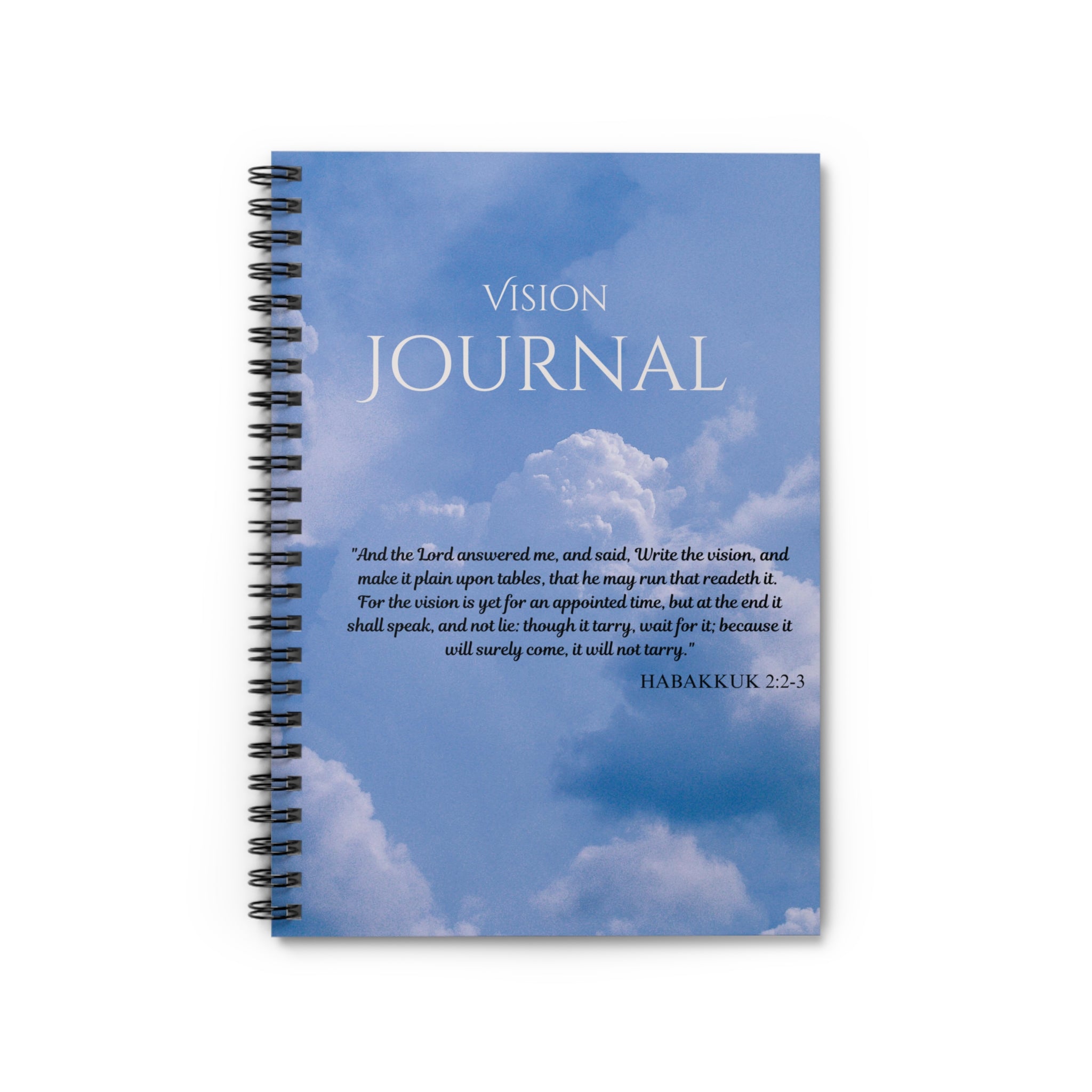 Vision Journal Blue Sky with Clouds