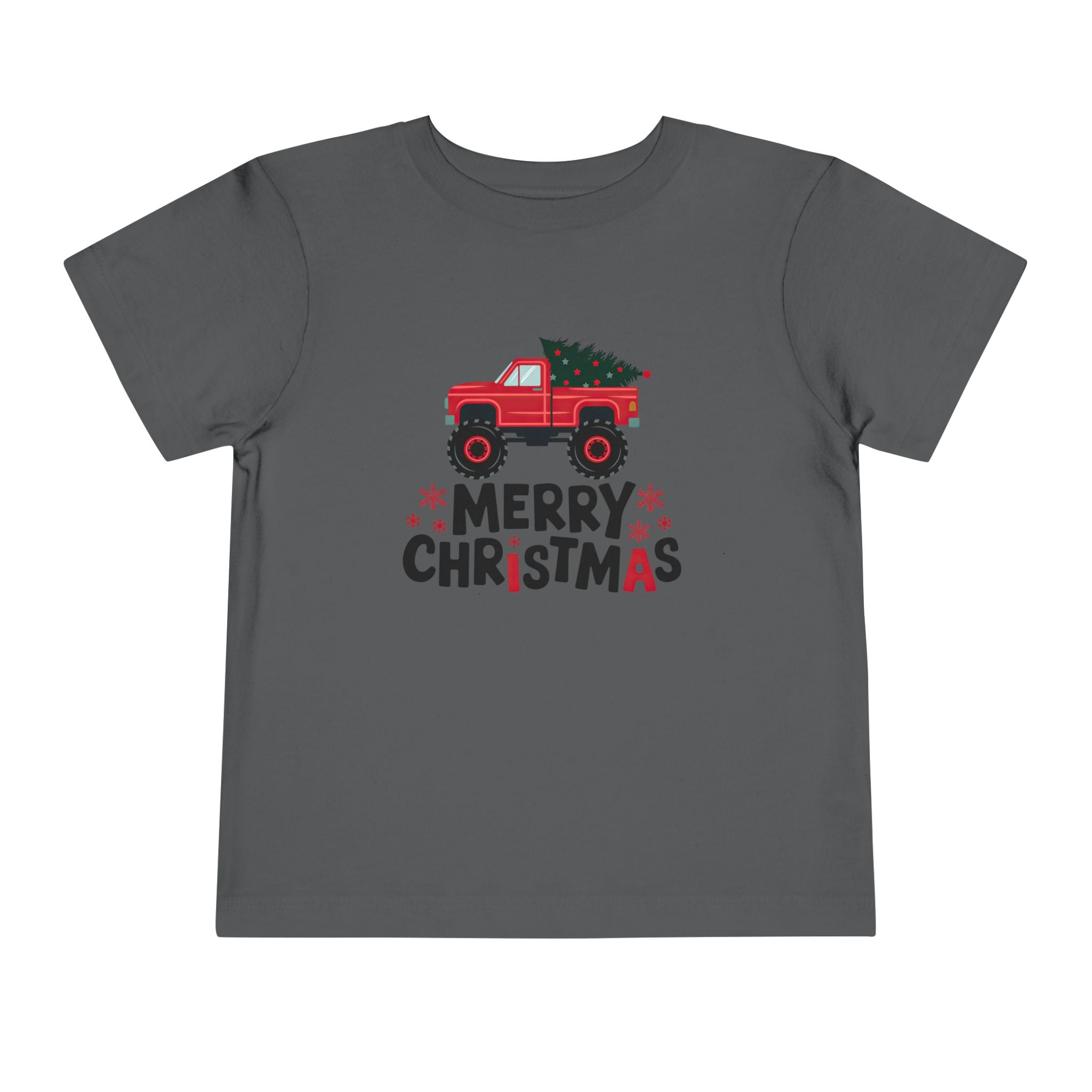 Merry Christmas with a Truck Toddler Tshirt