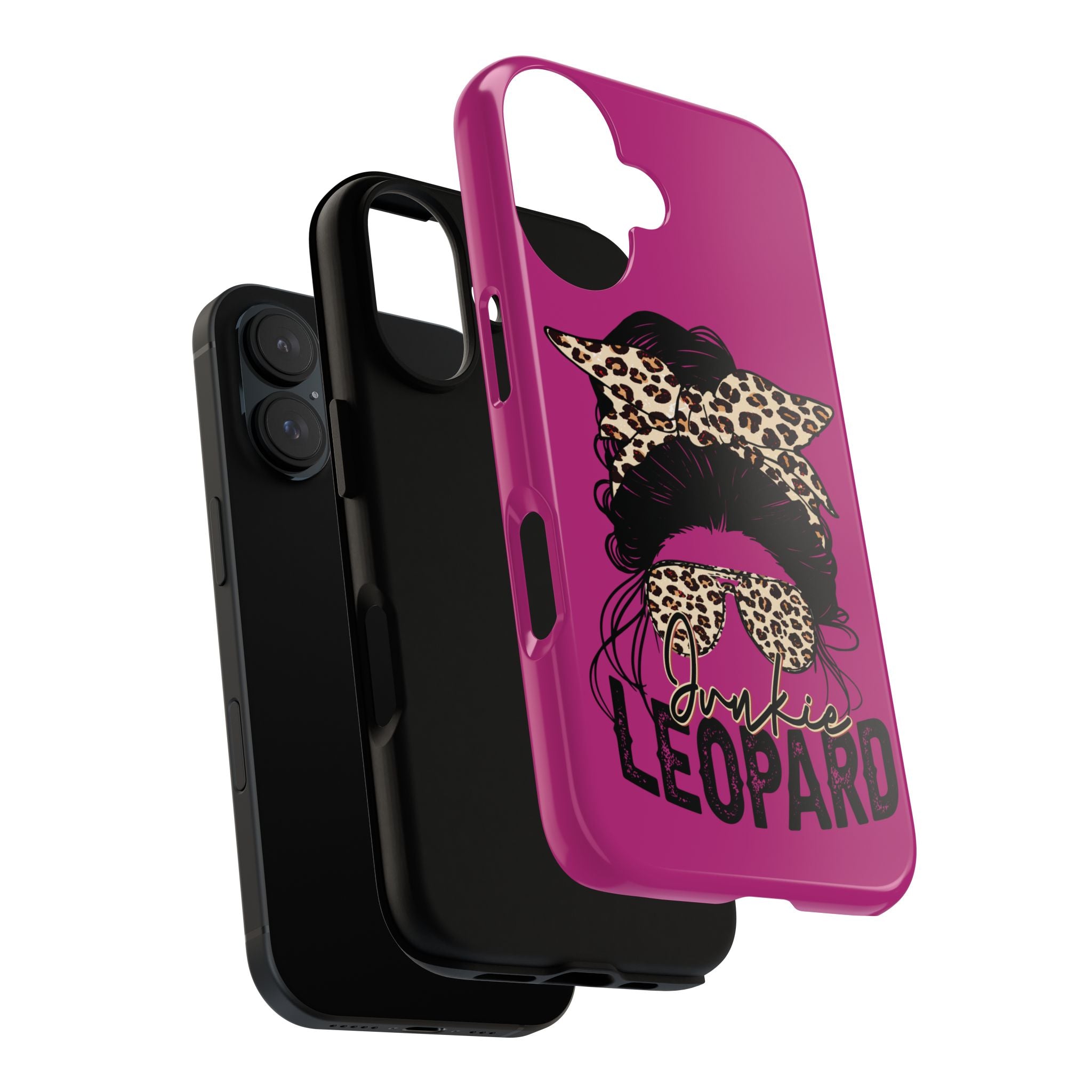 Leopard Junkie Tough Phone Case – Animal Print Protective Cover | Bold Aesthetic Phone Case | Wild & Stylish iPhone Case