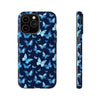 Blue Butterfly Phone Case – Aesthetic Protective Cover for iPhone & Samsung | Soft Glossy Slim Case | Nature Lover Gift