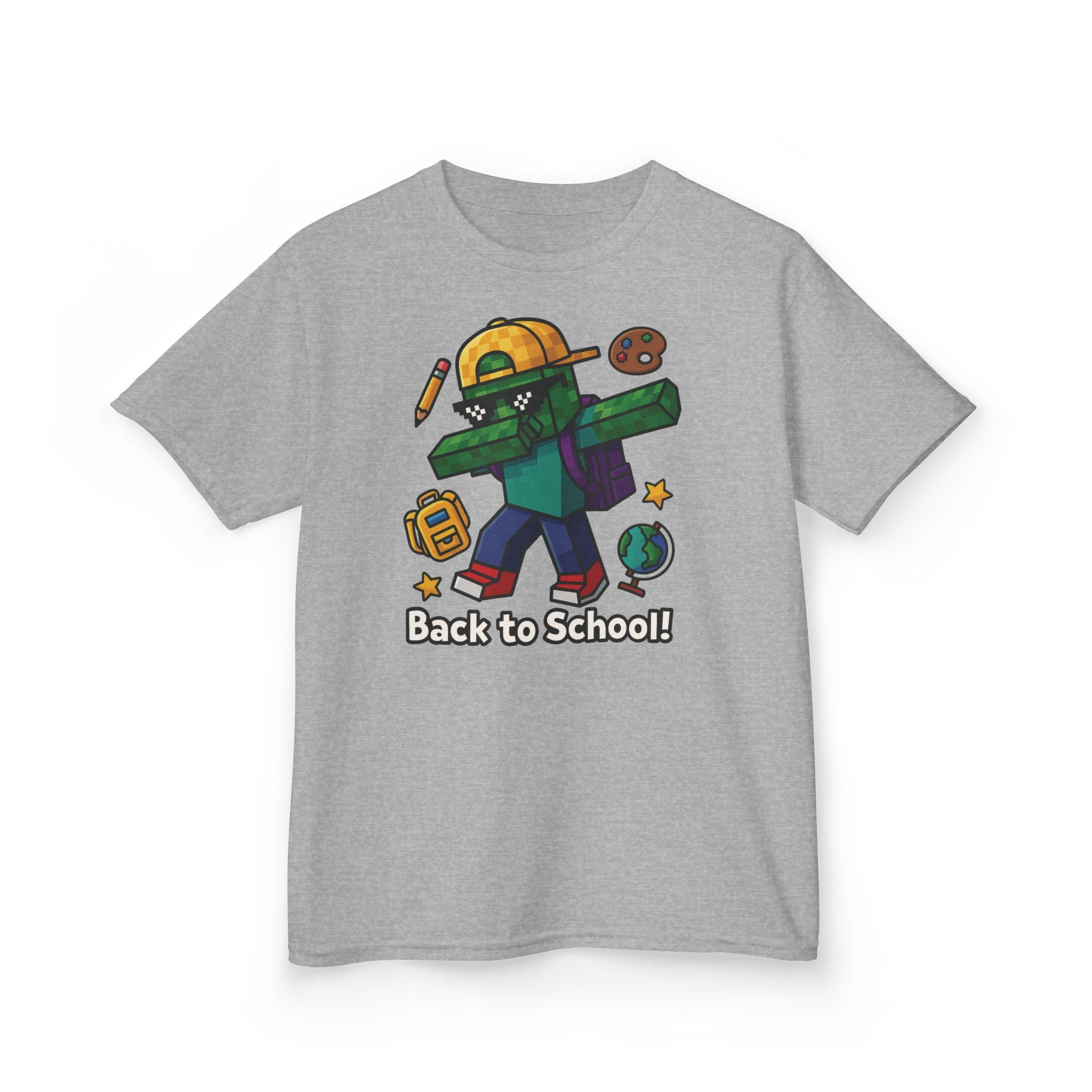Back to School LEGO "Makin’ a Move" Youth T-Shirt – Funny First Day of School Shirt | Gildan 5000B Kids Tee | STEM Style Shirt for Boys & Girls