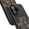 God Is With Her She Will Not Fail Tough Phone Case – Christian Protective Phone Cover | Inspirational Bible Verse Case | Faith-Based Gift