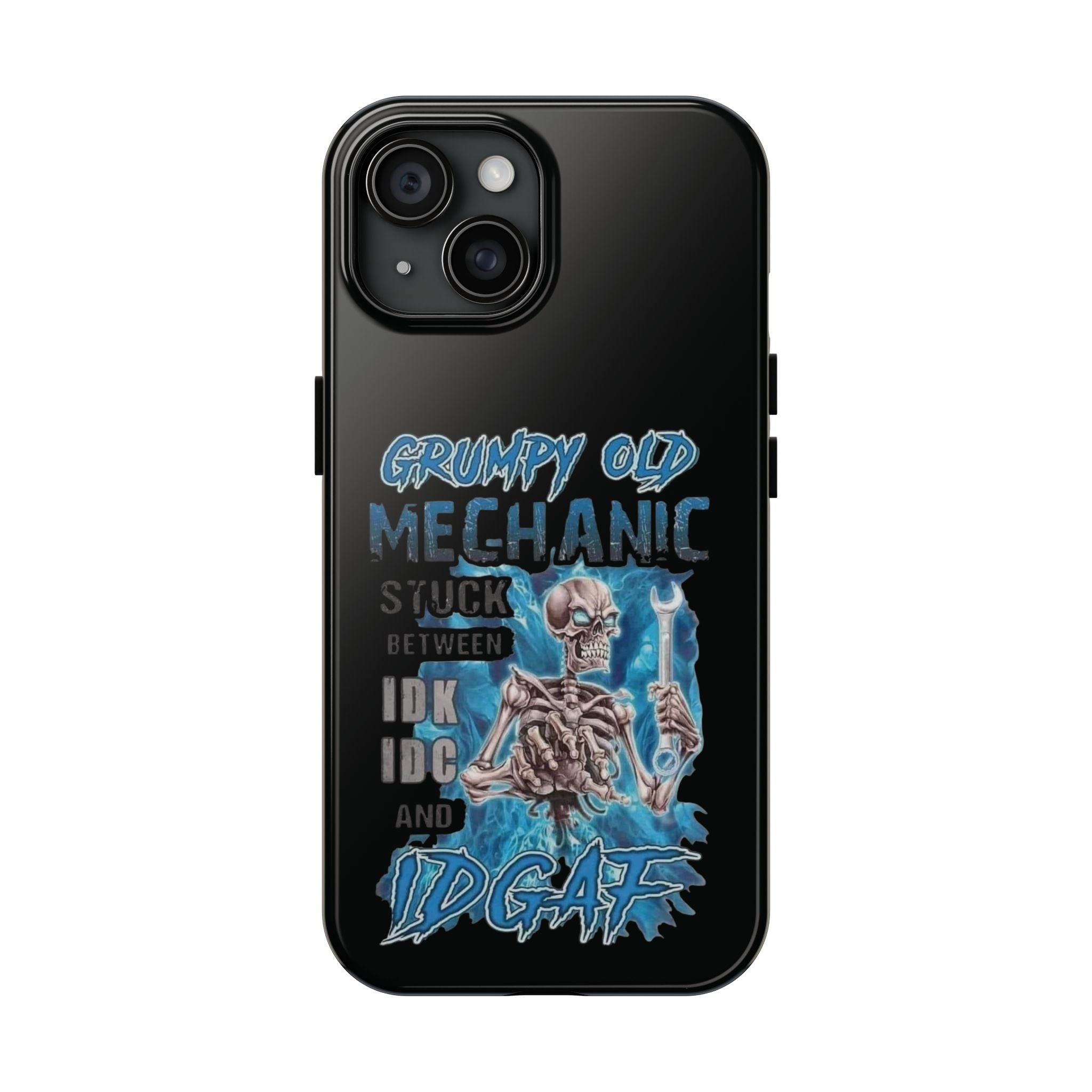 Grumpy Old Mechanic Tough Phone Cases