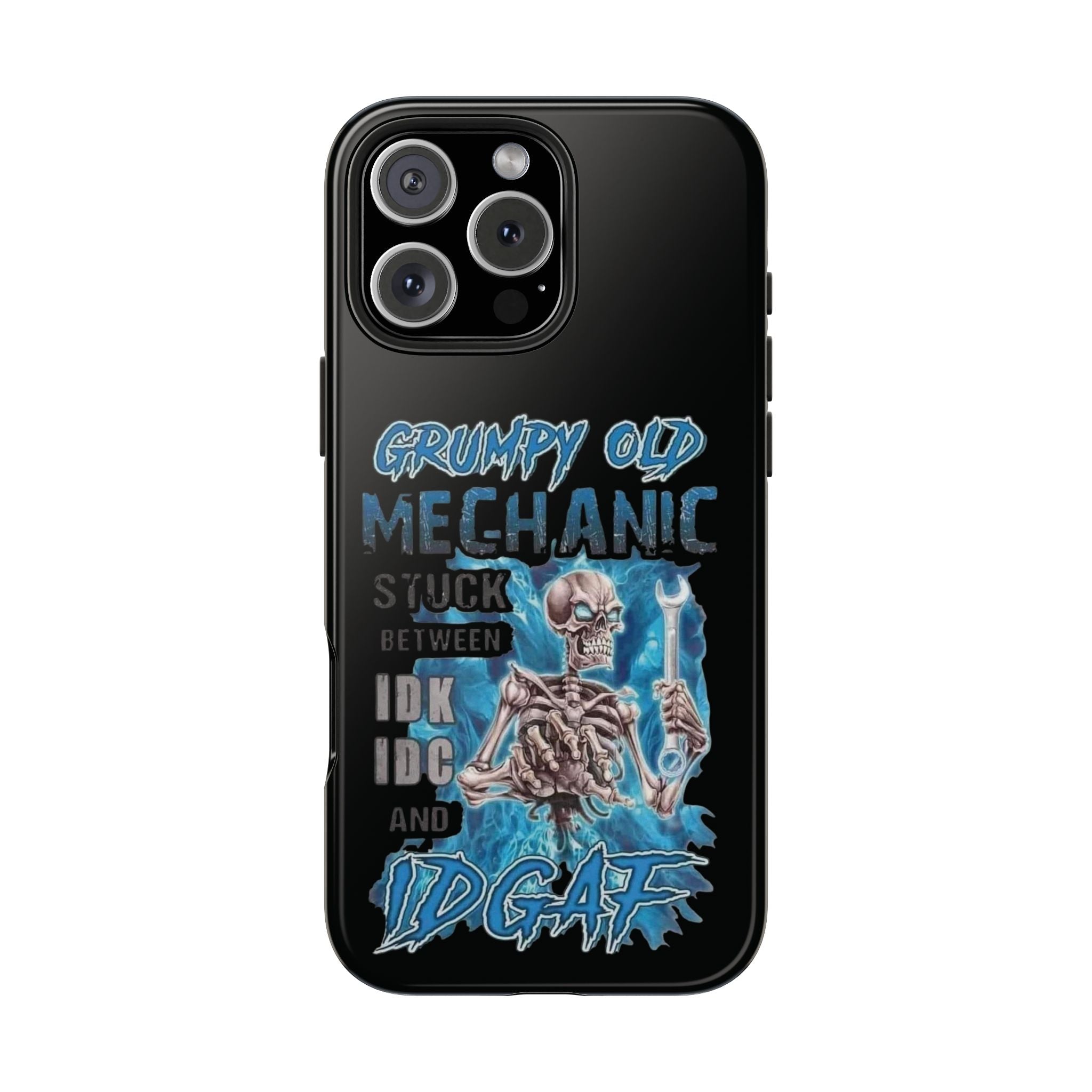 Grumpy Old Mechanic Tough Phone Cases