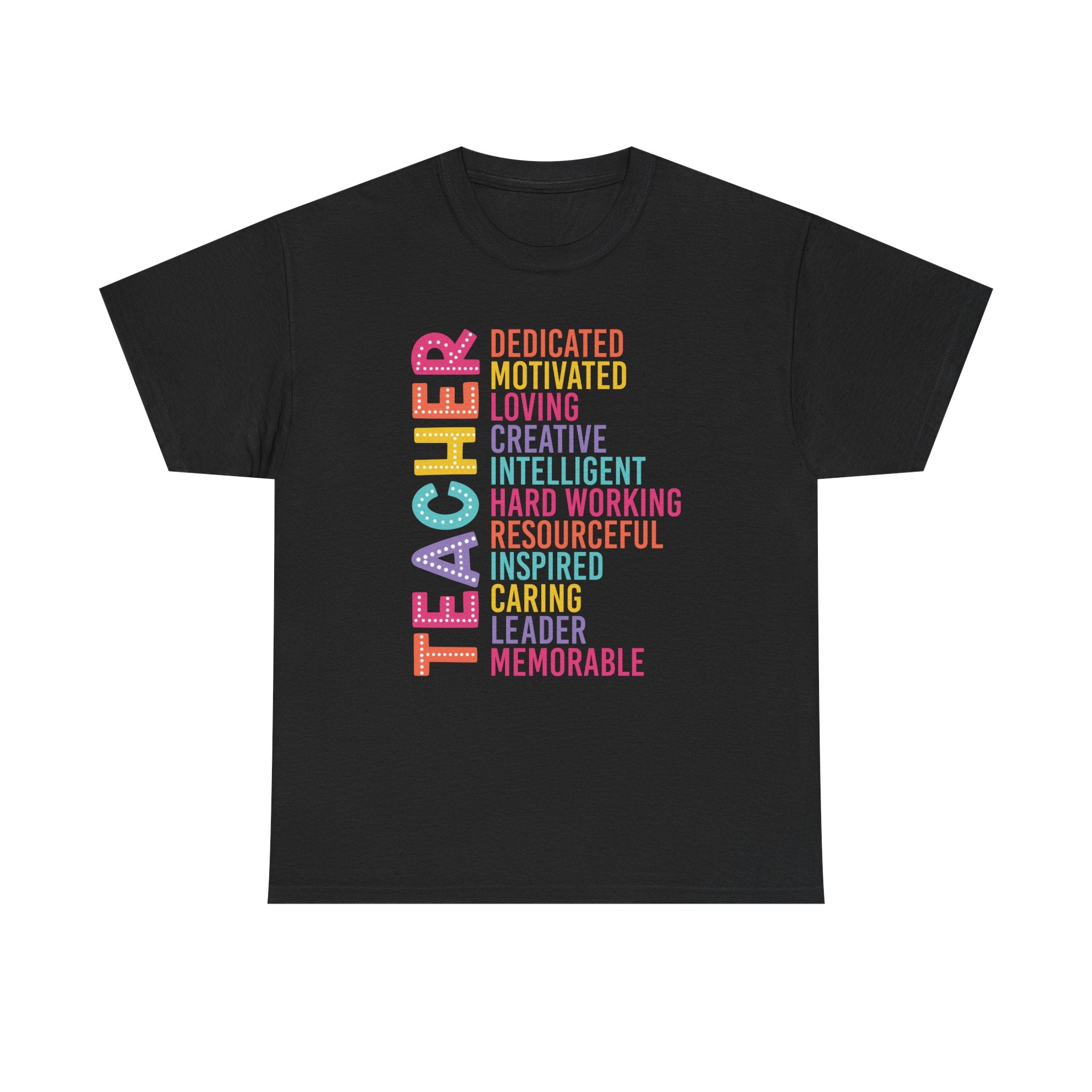 Teacher Traits Word Art Shirt
