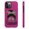 Leopard Junkie Tough Phone Case – Animal Print Protective Cover | Bold Aesthetic Phone Case | Wild & Stylish iPhone Case