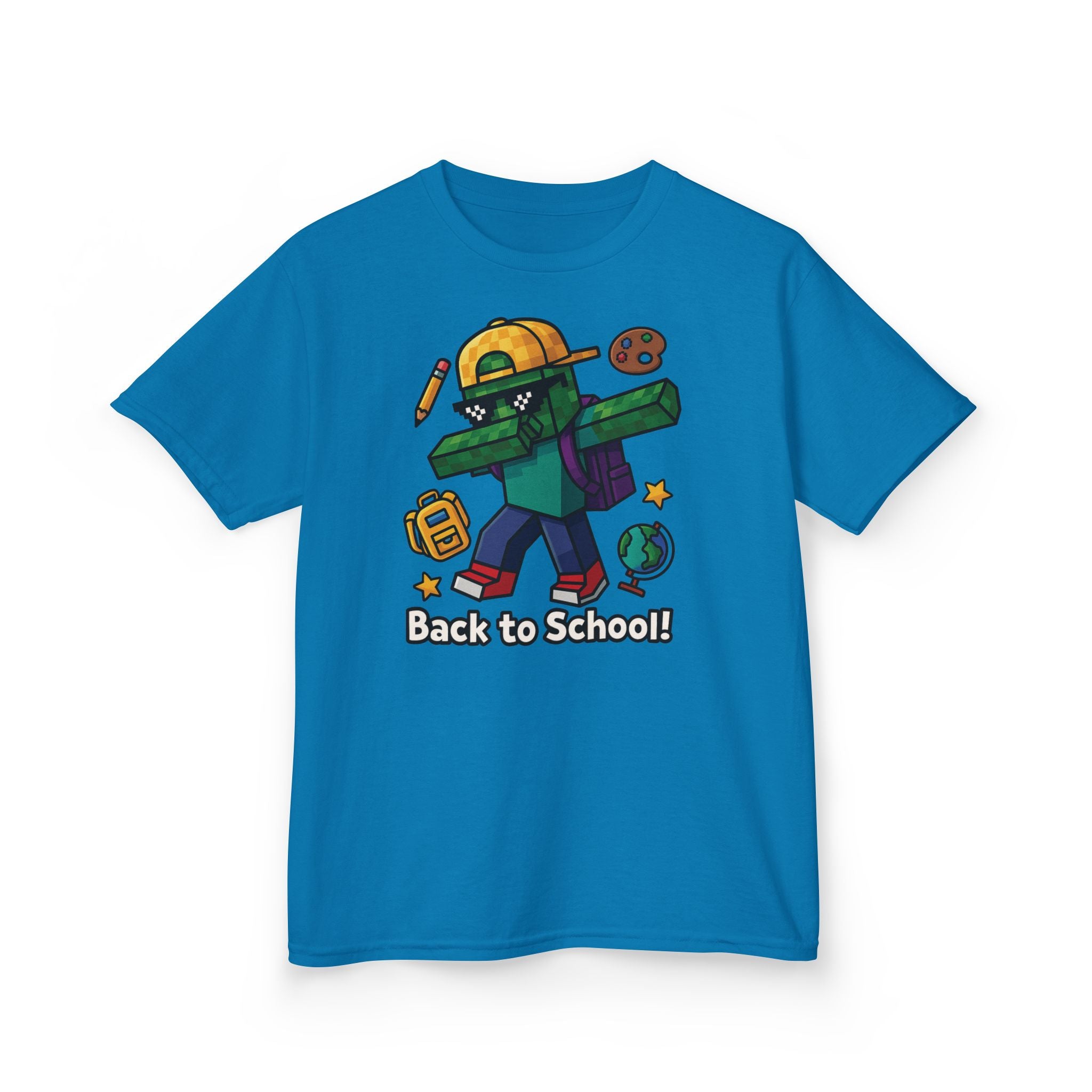 Back to School LEGO "Makin’ a Move" Youth T-Shirt – Funny First Day of School Shirt | Gildan 5000B Kids Tee | STEM Style Shirt for Boys & Girls
