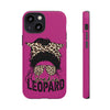 Leopard Junkie Tough Phone Case – Animal Print Protective Cover | Bold Aesthetic Phone Case | Wild & Stylish iPhone Case