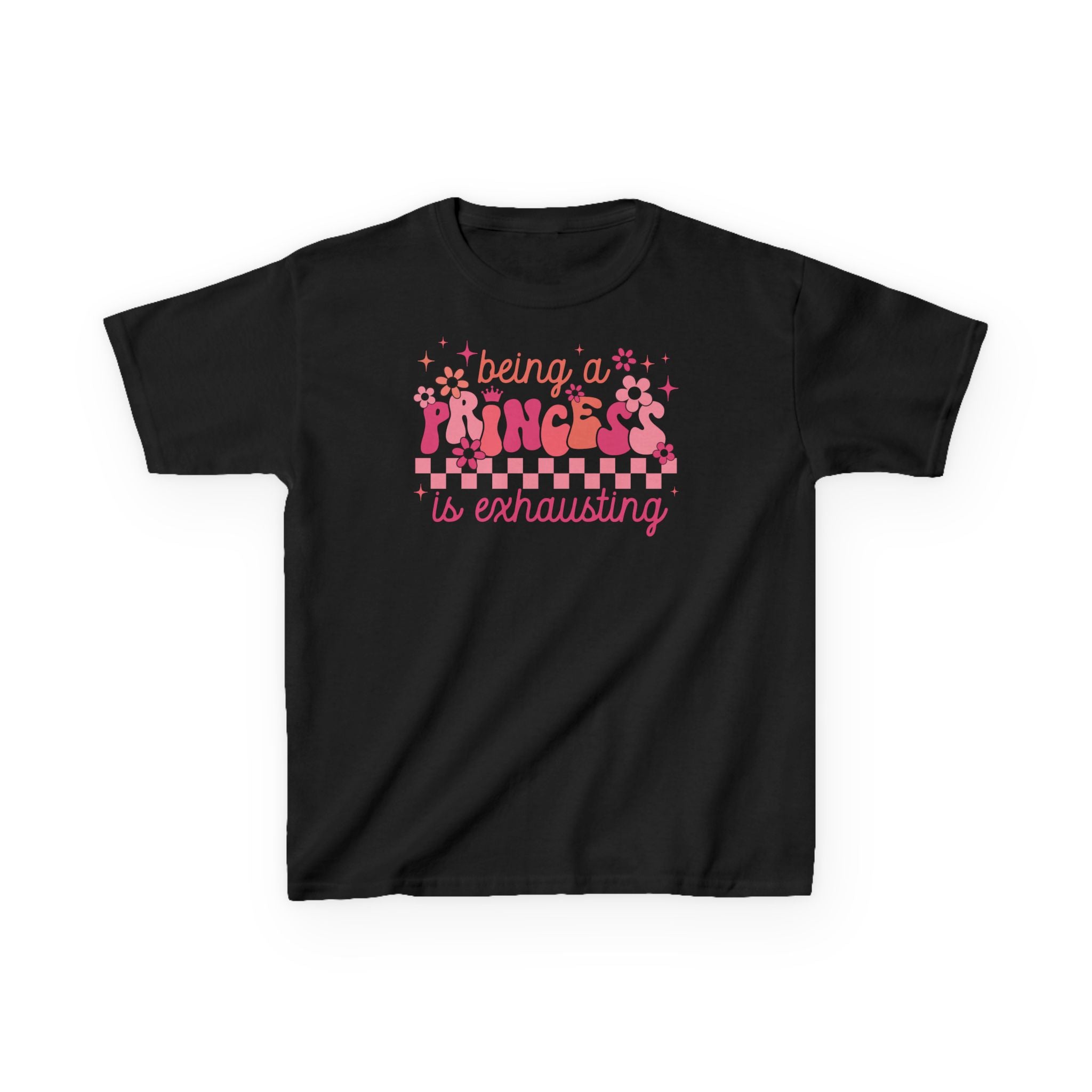 Being a Princess Is Exhausting T-Shirt – Funny Toddler or Girl’s Shirt | Cute Princess Gift | Sassy Kids Tee | Girl Power Outfit