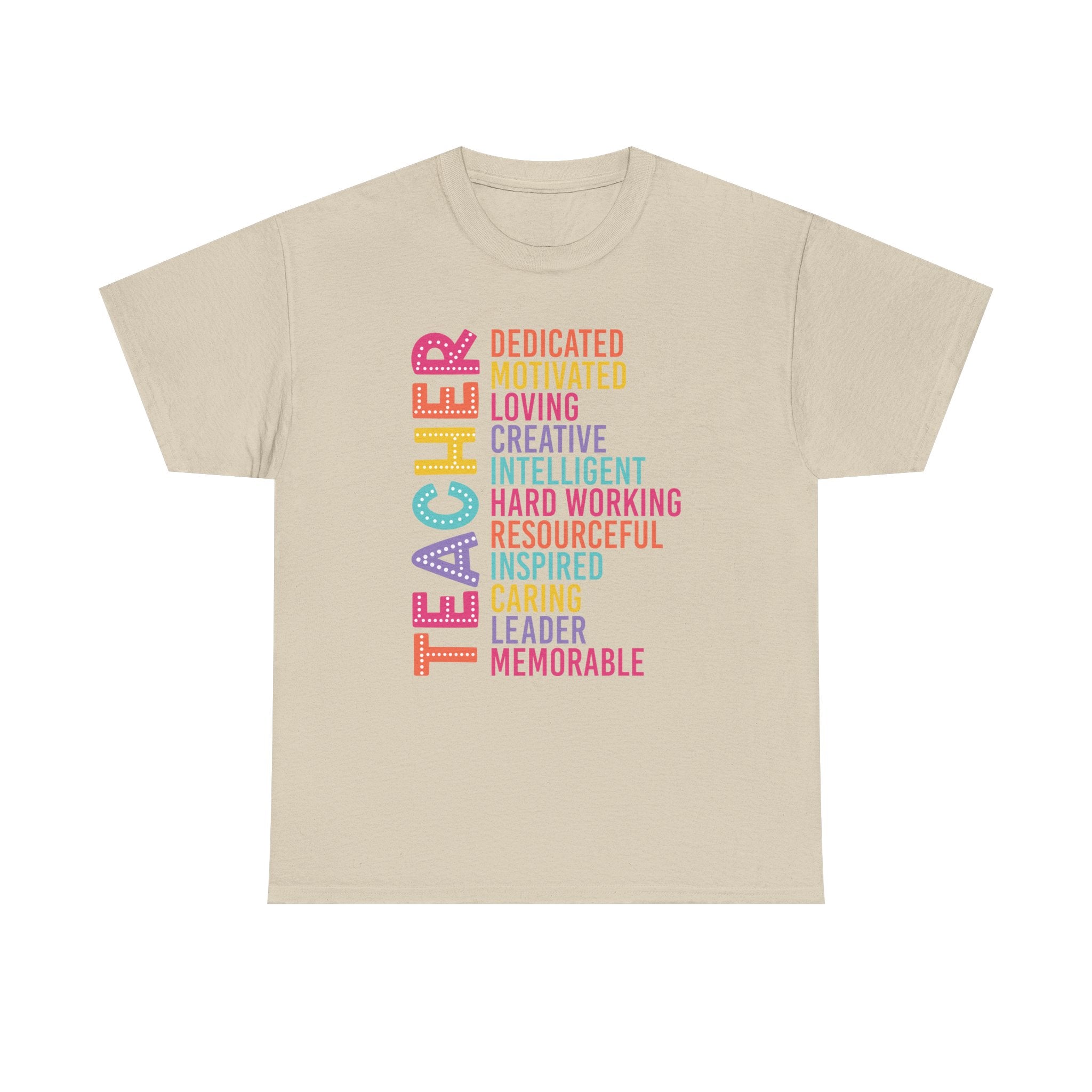 Teacher Traits Word Art Shirt