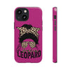 Leopard Junkie Tough Phone Case – Animal Print Protective Cover | Bold Aesthetic Phone Case | Wild & Stylish iPhone Case