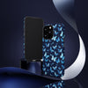 Blue Butterfly Phone Case – Aesthetic Protective Cover for iPhone & Samsung | Soft Glossy Slim Case | Nature Lover Gift