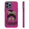 Leopard Junkie Tough Phone Case – Animal Print Protective Cover | Bold Aesthetic Phone Case | Wild & Stylish iPhone Case