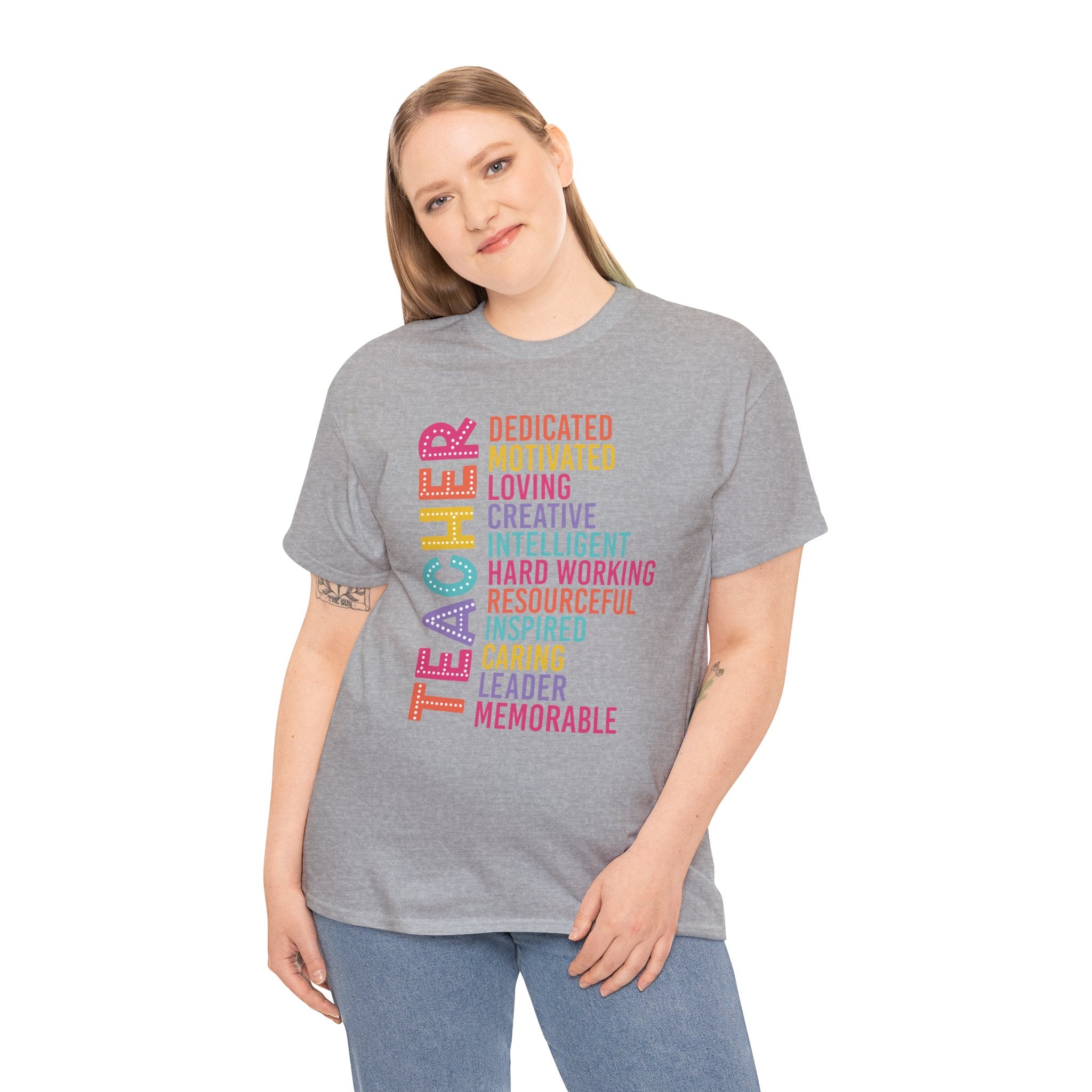 Teacher Traits Word Art Shirt