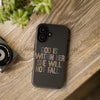 God Is With Her She Will Not Fail Tough Phone Case – Christian Protective Phone Cover | Inspirational Bible Verse Case | Faith-Based Gift