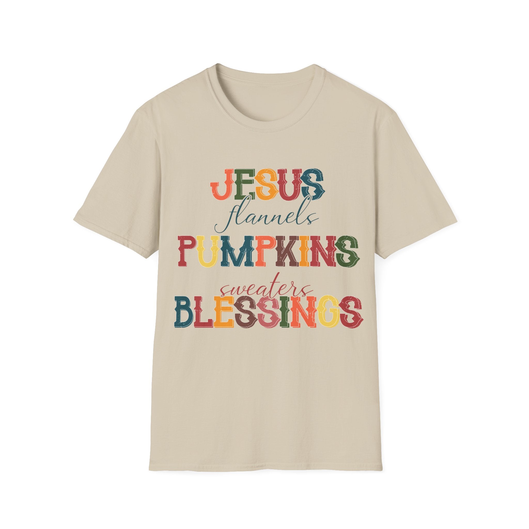 Jesus Blessings Flannel T-Shirt.