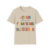 Jesus Blessings Flannel T-Shirt.