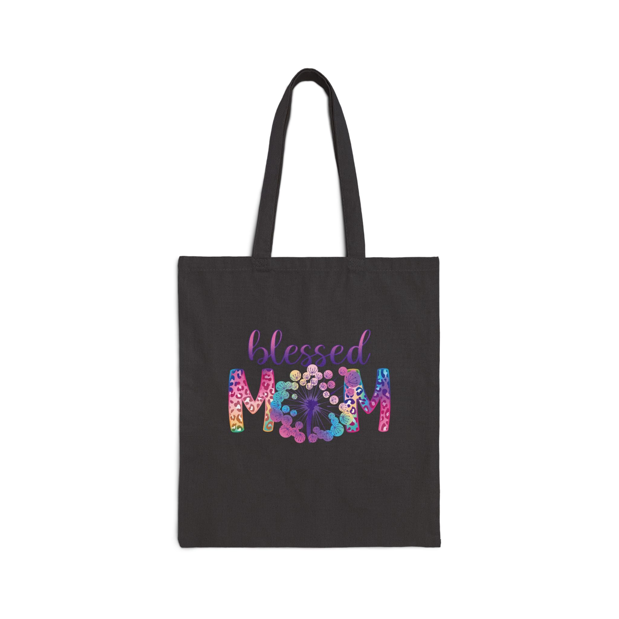 Blessed Mom Cotton Canvas Tote Bag