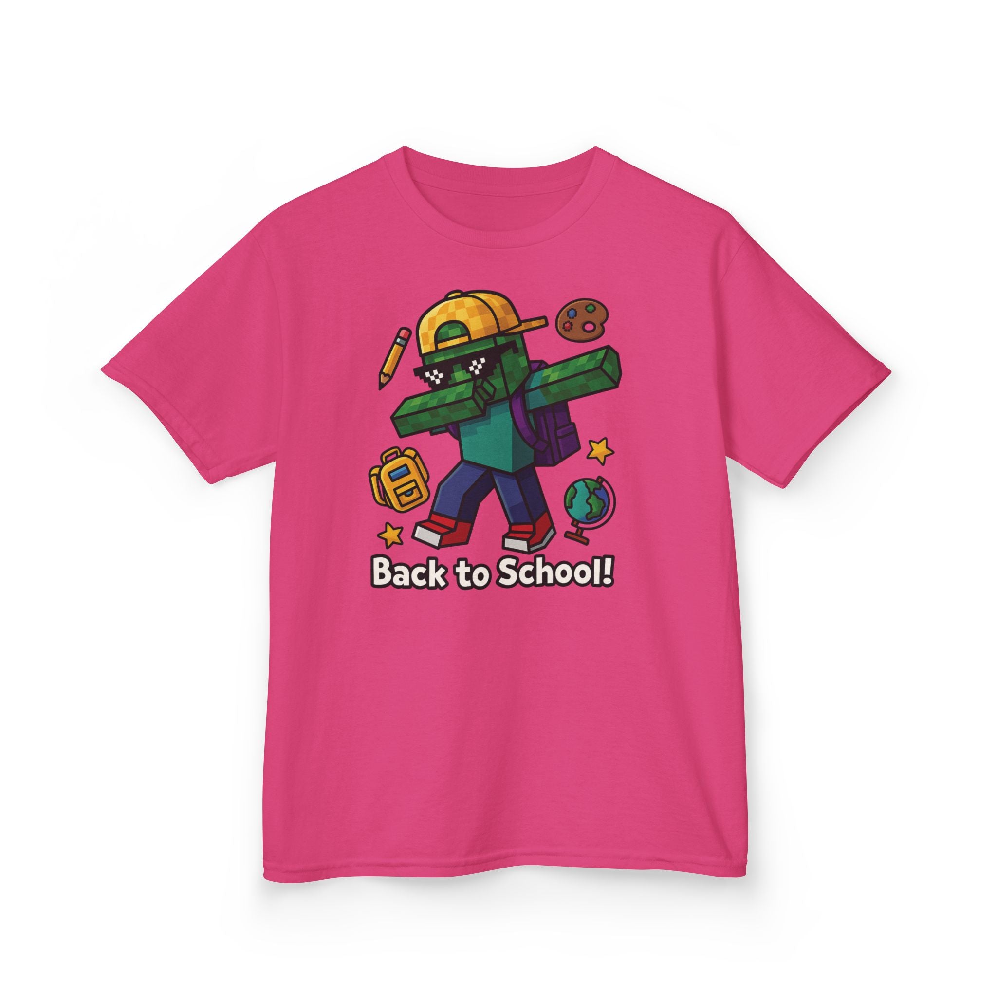 Back to School LEGO "Makin’ a Move" Youth T-Shirt – Funny First Day of School Shirt | Gildan 5000B Kids Tee | STEM Style Shirt for Boys & Girls