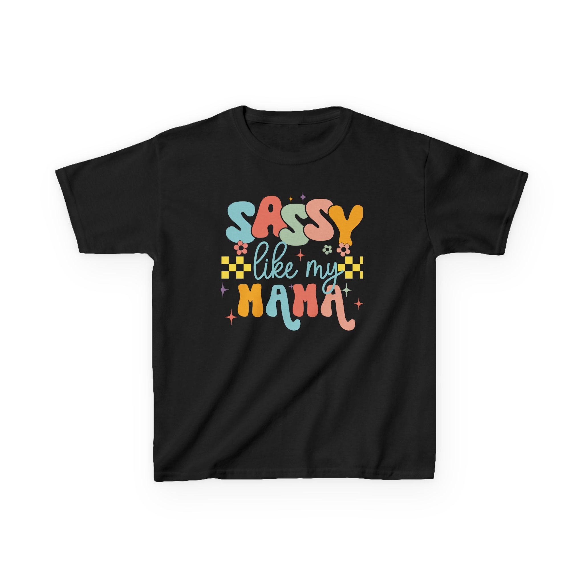 Sassy Like Mama T-Shirt or Bodysuit – Funny Baby & Toddler Shirt | Mommy & Me Outfit | Cute Girl Gift | Matching Family Tee