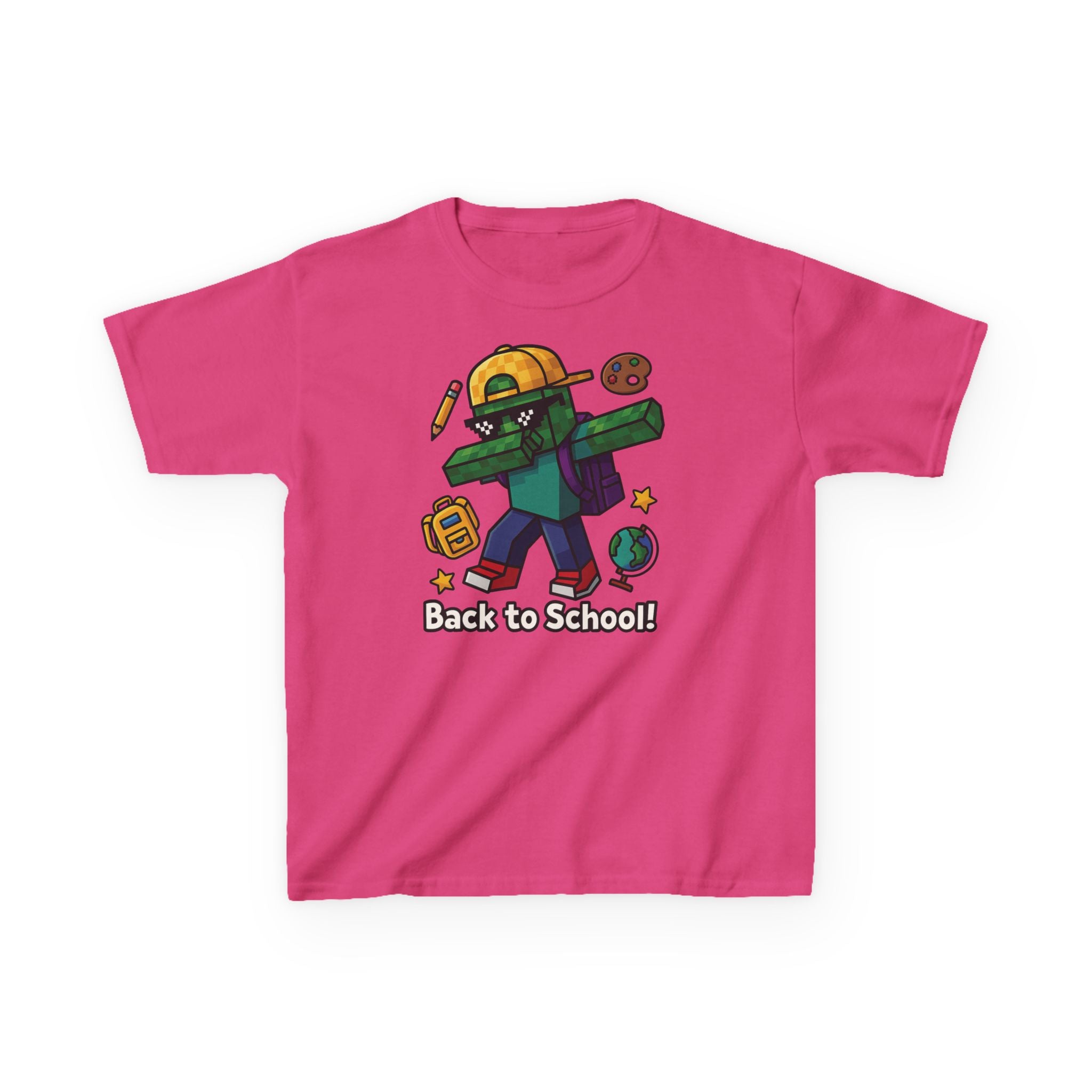 Back to School LEGO "Makin’ a Move" Youth T-Shirt – Funny First Day of School Shirt | Gildan 5000B Kids Tee | STEM Style Shirt for Boys & Girls
