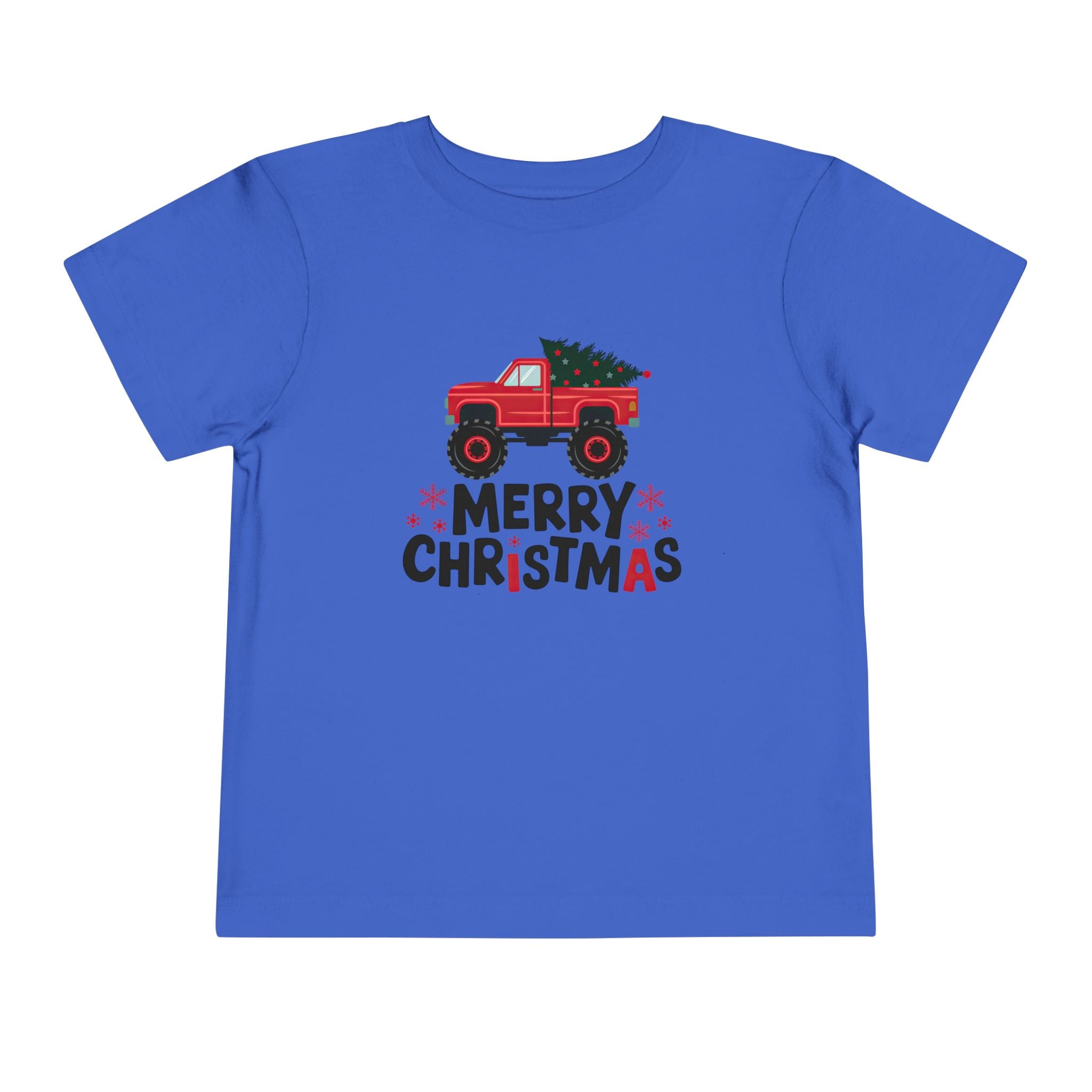 Merry Christmas with a Truck Toddler Tshirt