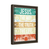 Canvas Wall Art - Jesus the Ways Truth Light - Religious Home Decor