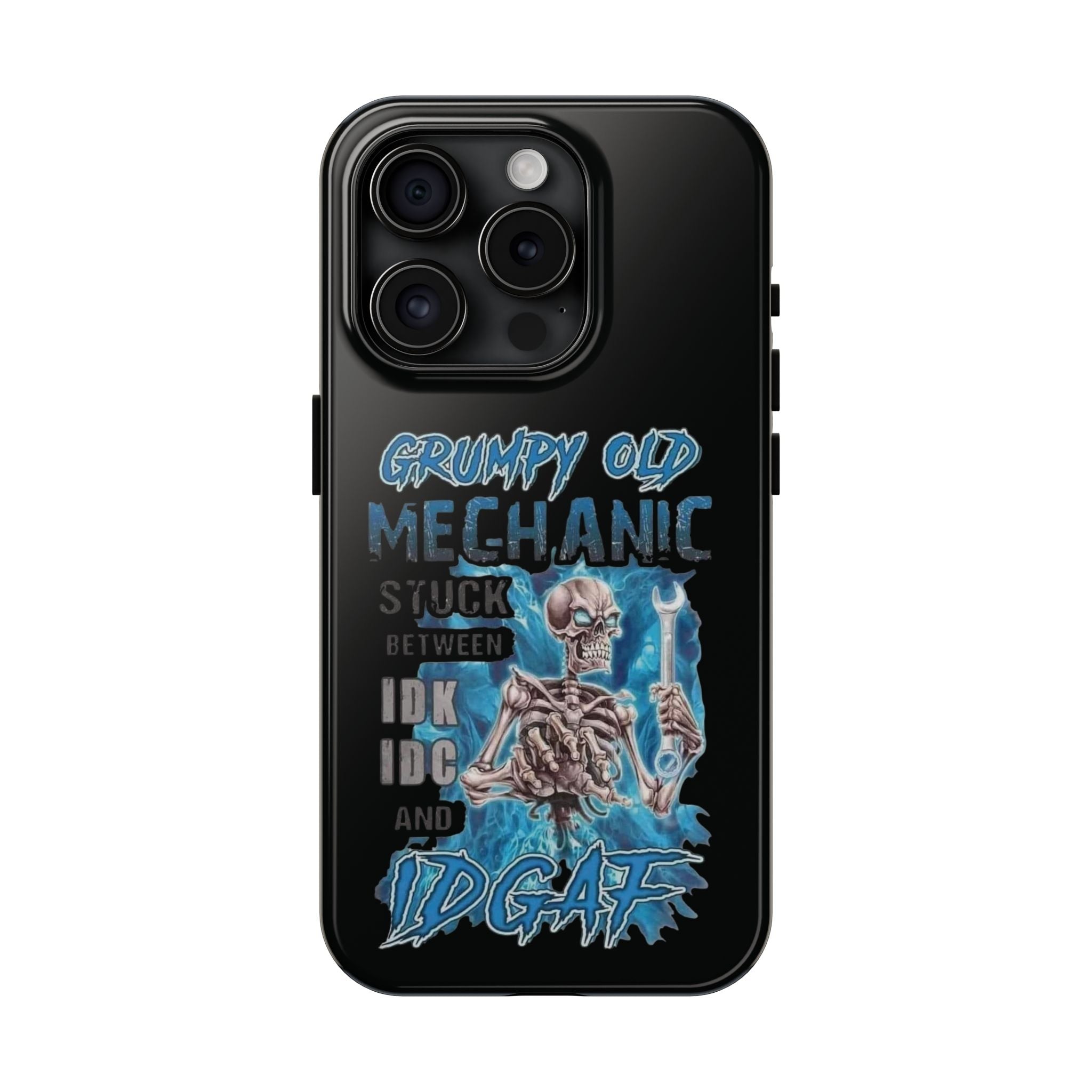 Grumpy Old Mechanic Tough Phone Cases