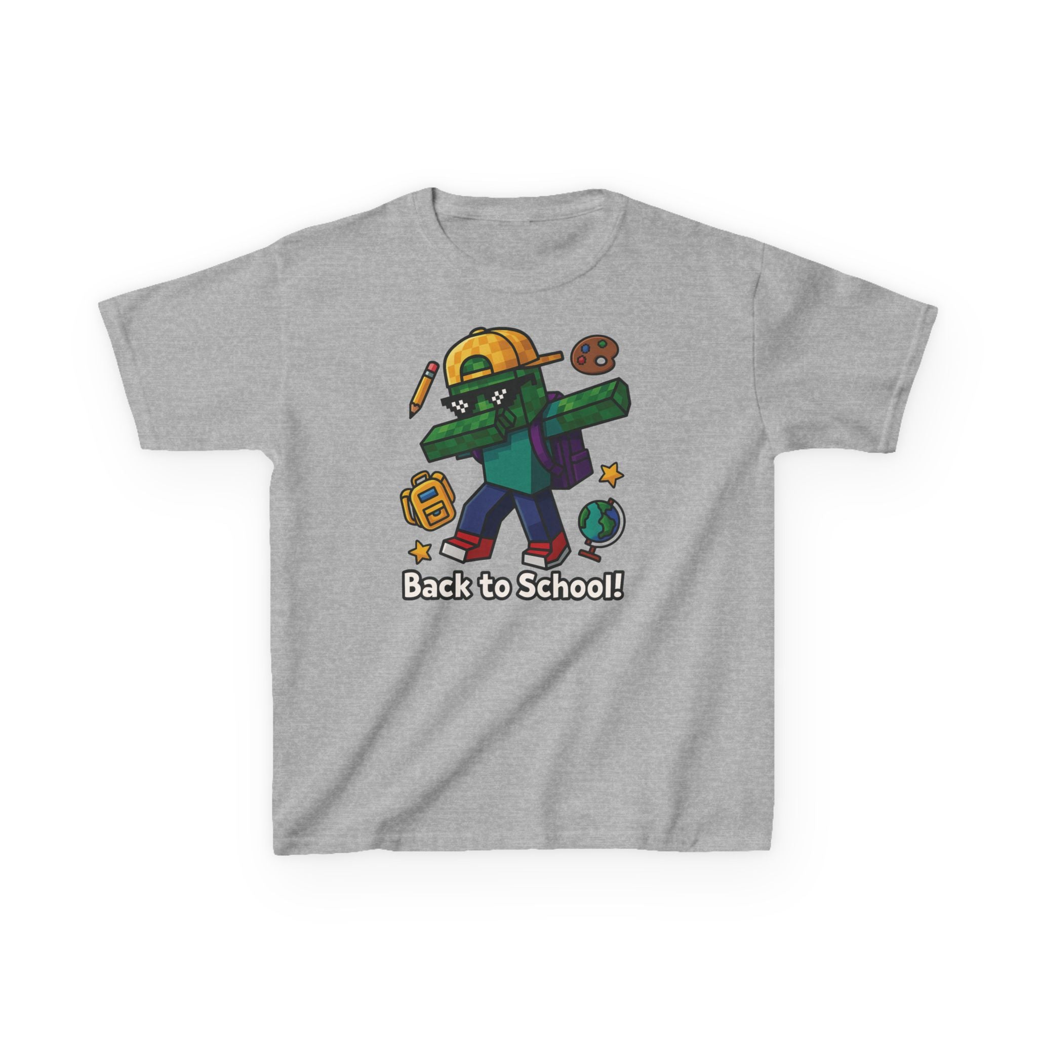 Back to School LEGO "Makin’ a Move" Youth T-Shirt – Funny First Day of School Shirt | Gildan 5000B Kids Tee | STEM Style Shirt for Boys & Girls