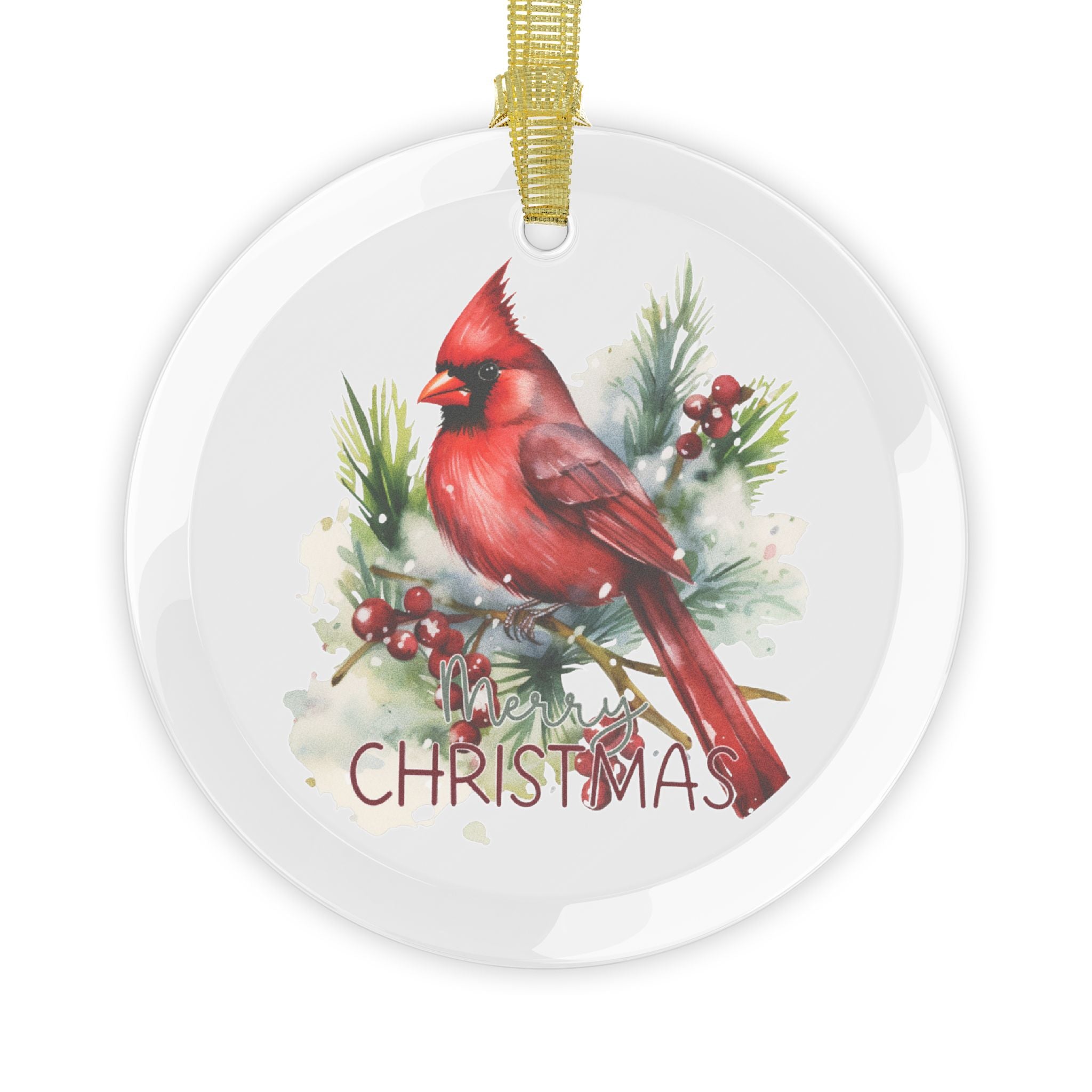 Christmas Glass Ornament