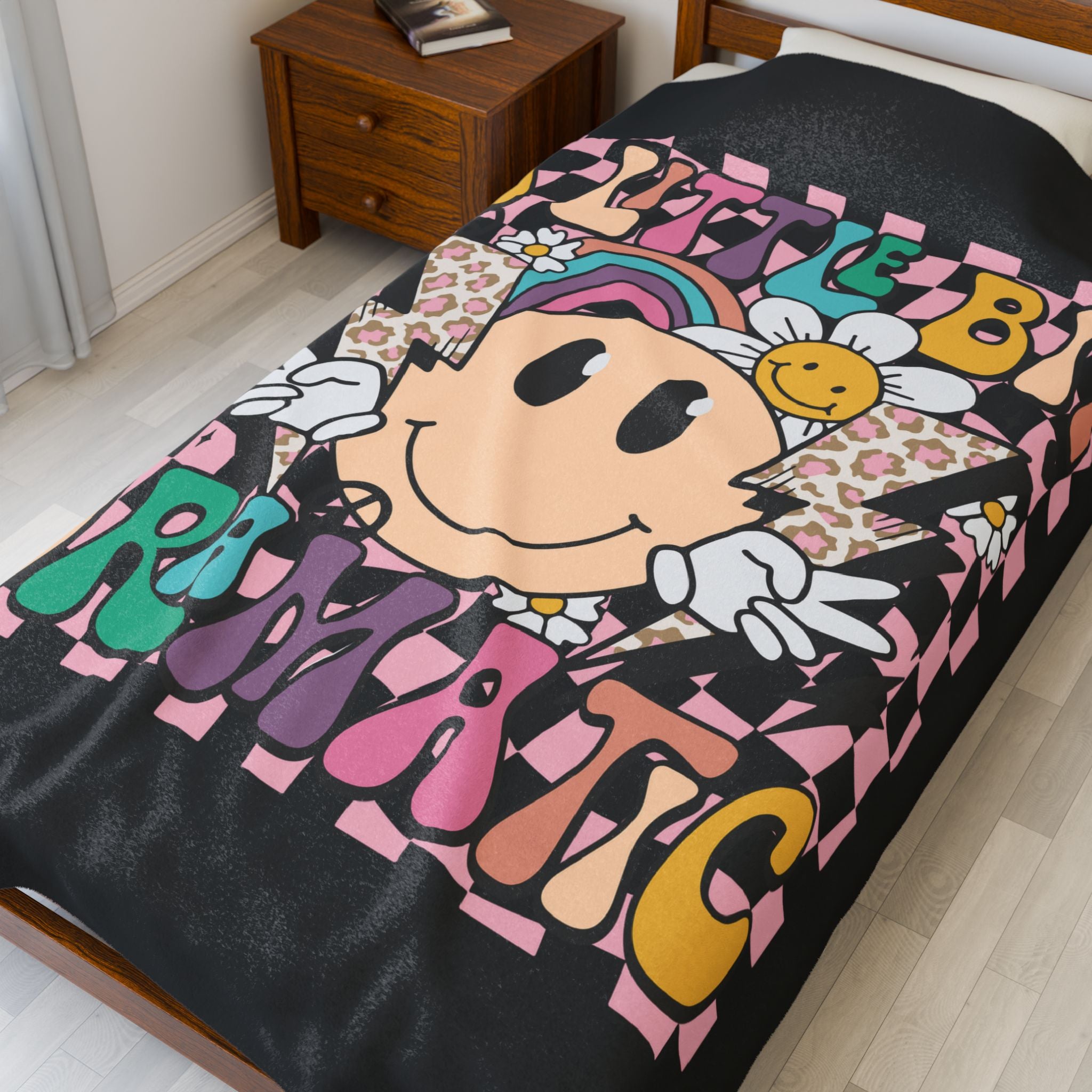 A Little Dramatic Velveteen Blanket | Soft Cozy Throw