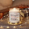 Enchanting Aroma 9oz Scented Candle with a side of Humor