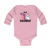 My 1st Halloween Long Sleeve Shirt – Baby Girl First Halloween Outfit | Rabbit Skins 4411 | Infant Fall Holiday Bodysuit