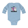 My 1st Halloween Long Sleeve Shirt – Baby Girl First Halloween Outfit | Rabbit Skins 4411 | Infant Fall Holiday Bodysuit